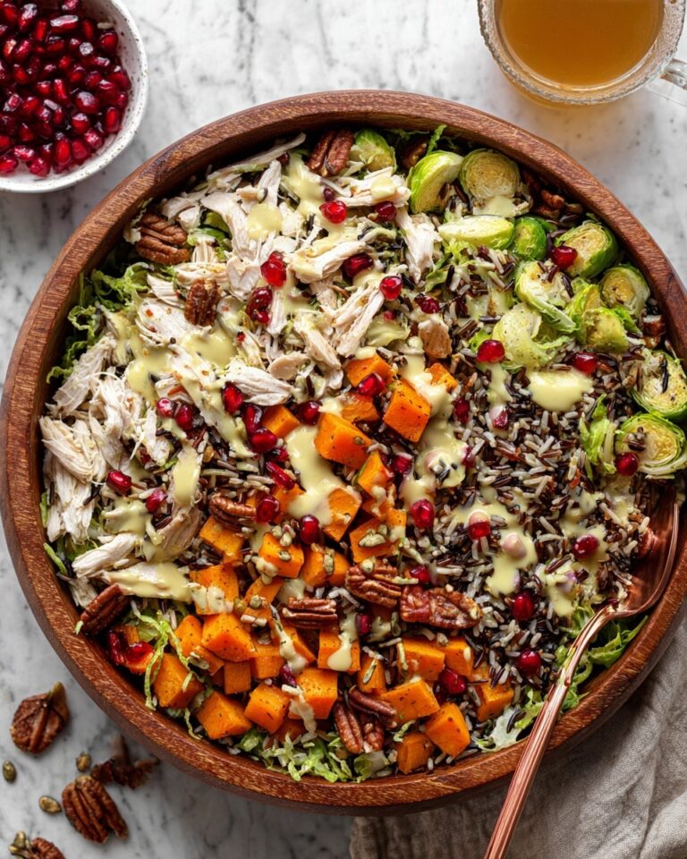 Harvest Fall Salad with Caramelized Shallot Dressing Recipe