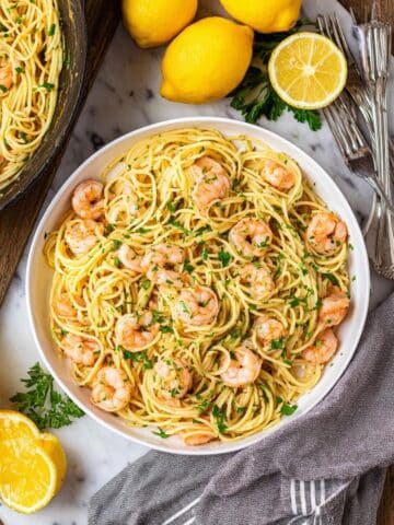 Lemon Butter Shrimp Linguine Recipe