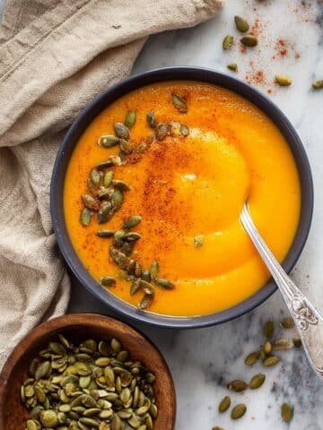 Roasted Butternut Squash and Pumpkin Soup Recipe