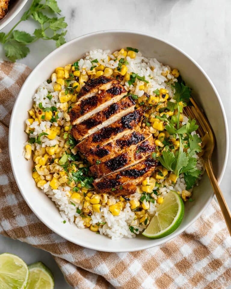 Street Corn Chicken Rice Bowls Recipe