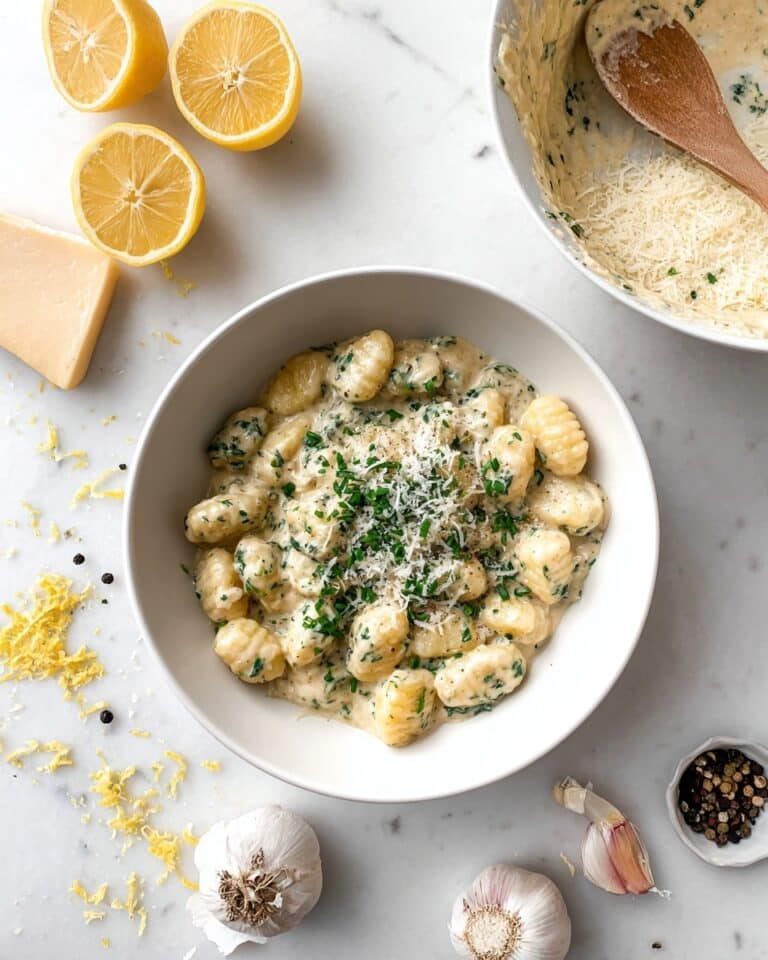 One-Pot Gnocchi with Lemon Cream Sauce Recipe
