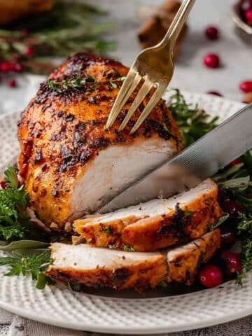 Bourbon Maple Glazed Boneless Turkey Breast Recipe