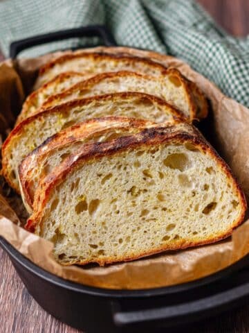 Italian Herb & Cheese Sourdough Bread Recipe