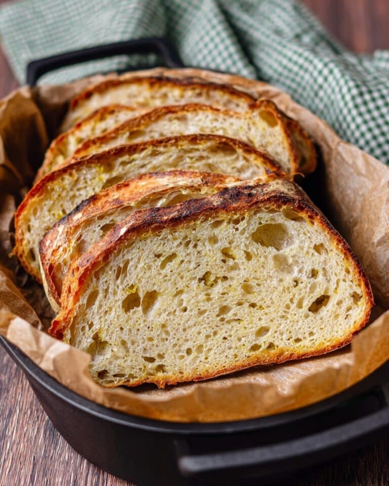 Italian Herb & Cheese Sourdough Bread Recipe