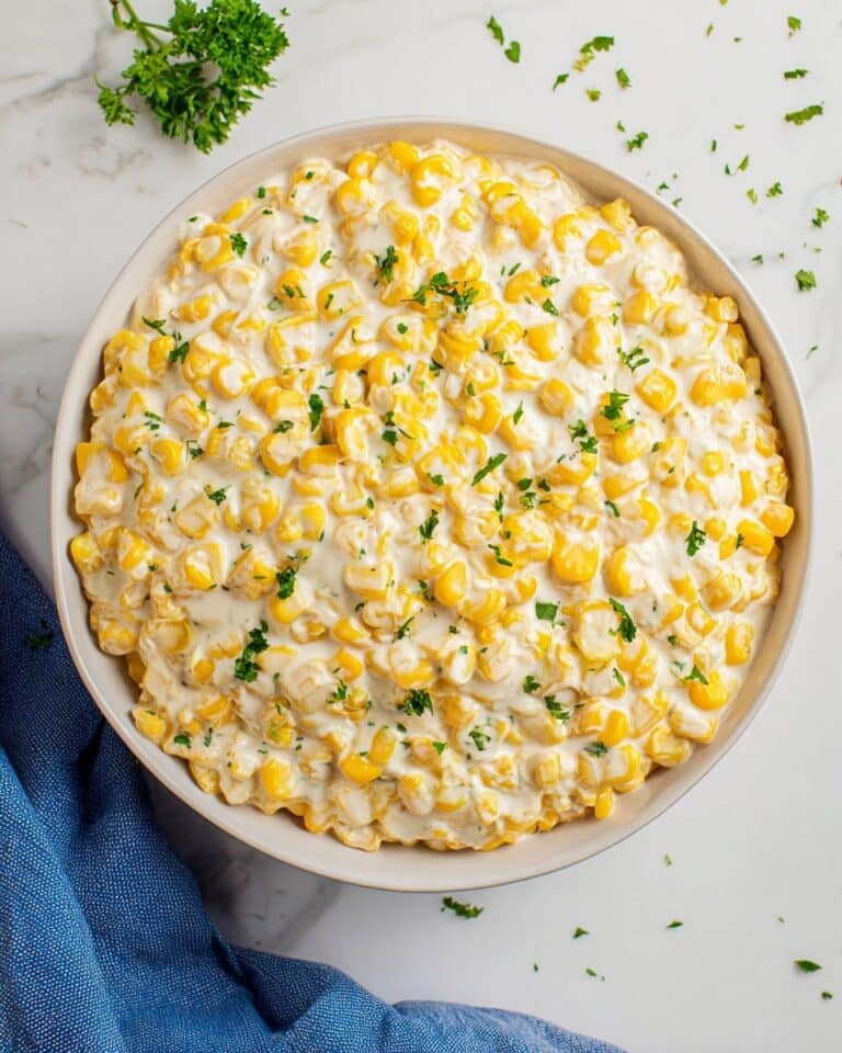 Creamy Corn with Cream Cheese and Butter Recipe