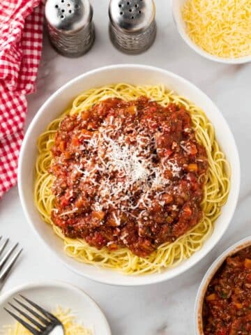 Vegetarian Mushroom and Vegetable Bolognese Sauce Recipe