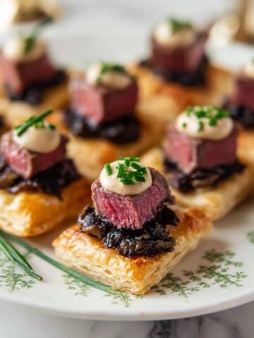 Beef Wellington Bites with Dijon Sauce Recipe