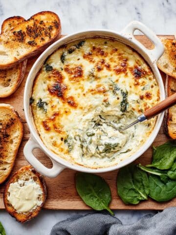 Hot Spinach Artichoke Dip Recipe