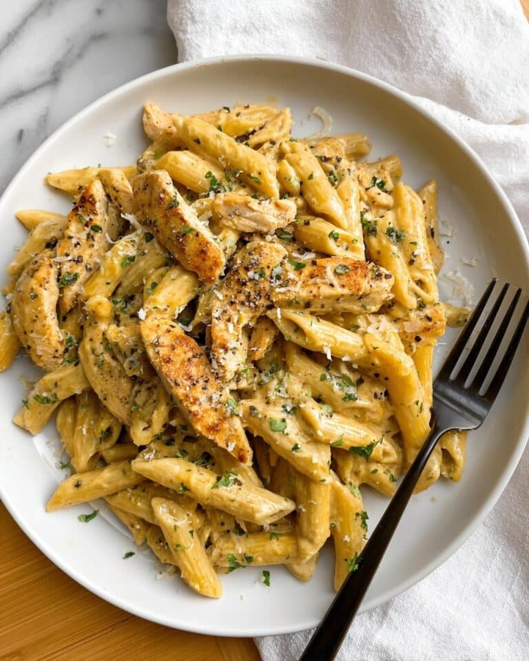 Garlic Parmesan Chicken and Pasta Recipe