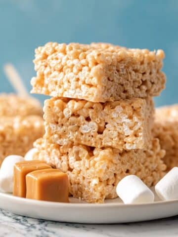 Salted Caramel Rice Krispies Treats Recipe