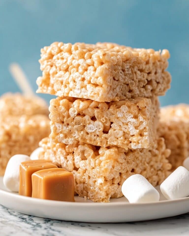 Salted Caramel Rice Krispies Treats Recipe