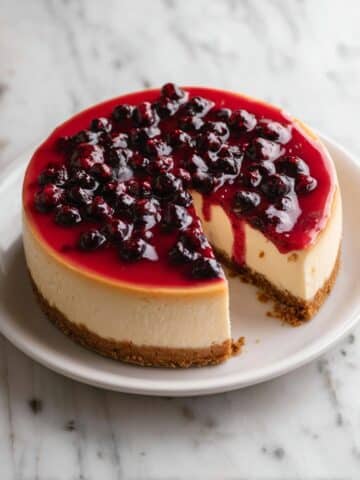 Mulberry & Earl Grey Cheesecake (Baked) Recipe