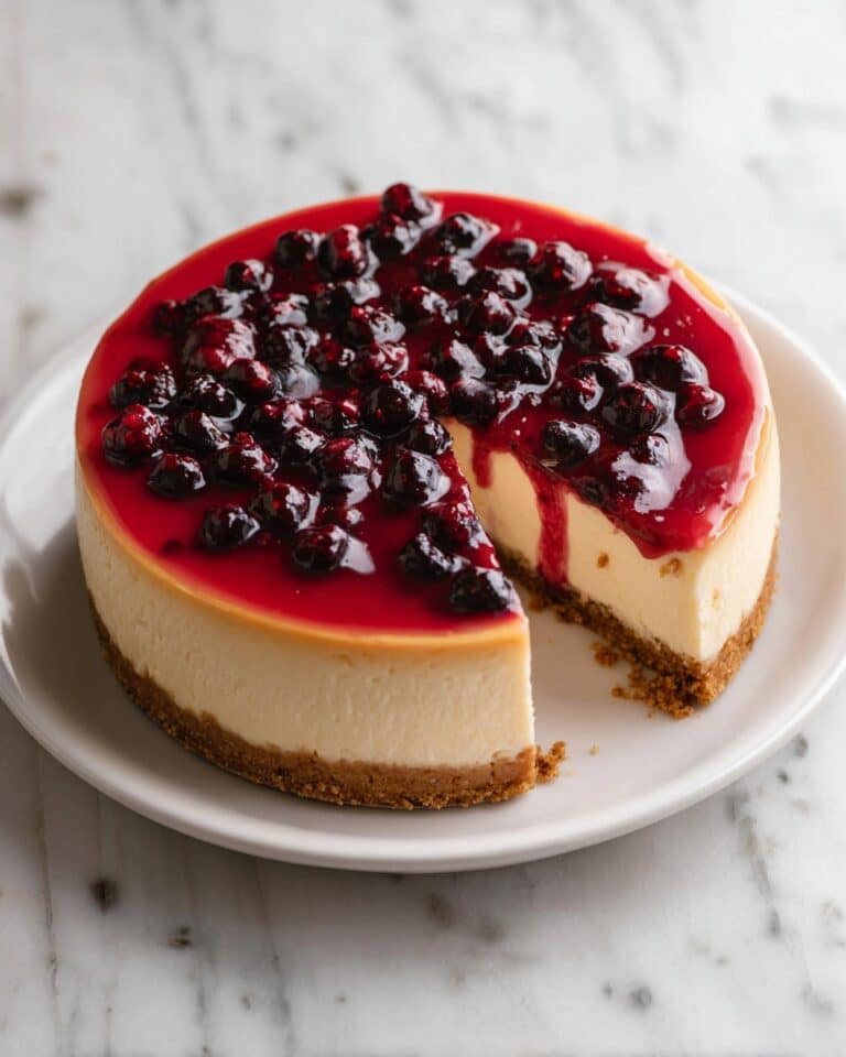 Mulberry & Earl Grey Cheesecake (Baked) Recipe