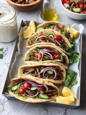Chicken Shawarma with Garlic Sauce Recipe