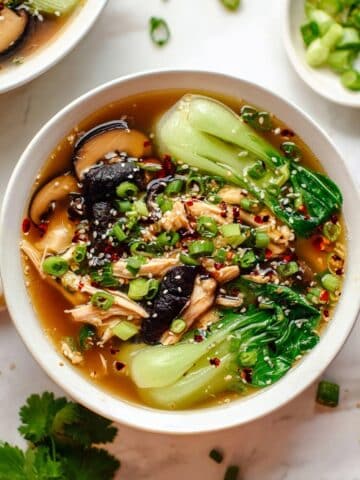 Ginger Scallion Chicken Soup Recipe