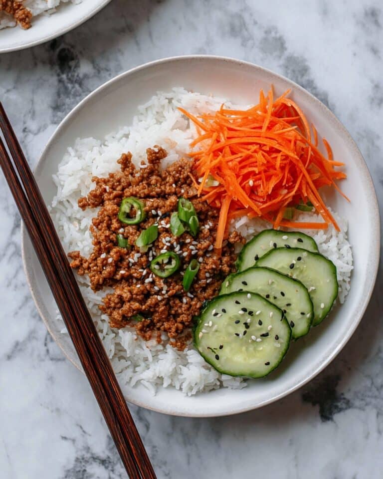 Korean Ground Turkey Rice Bowls Recipe