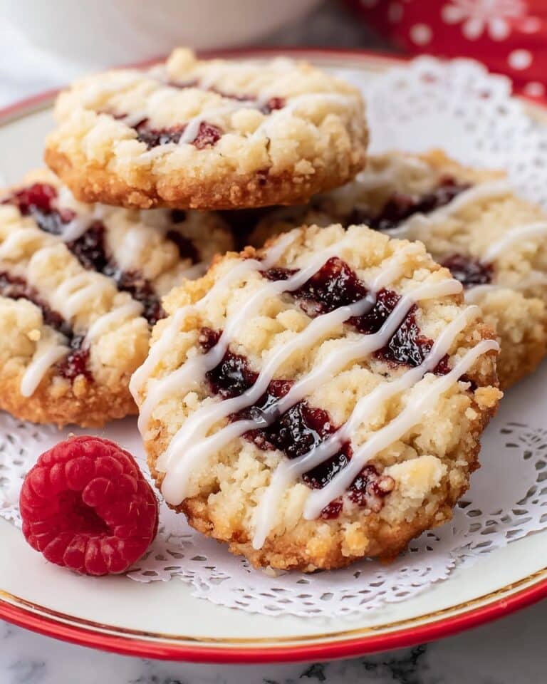 Raspberry Crumble Cookies Recipe