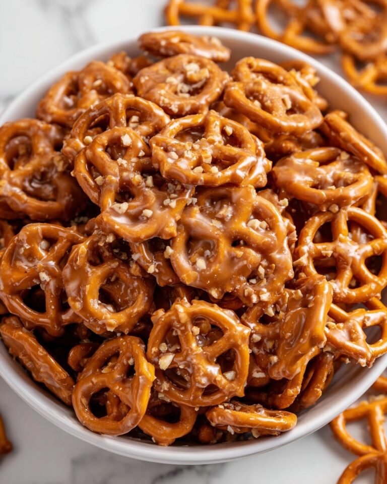 Butter Toffee Pretzels Recipe