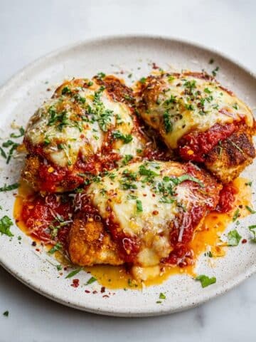 Chicken Parmesan with Marinara and Mozzarella Recipe