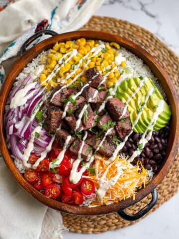 Cilantro Lime Steak Bowls Recipe