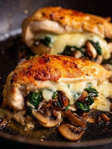 Mushroom Stuffed Chicken Breast Recipe