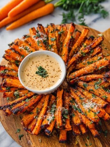 Parmesan Roasted Carrot Fries Recipe