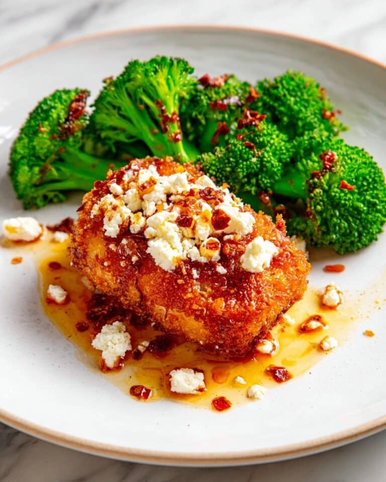 Crispy Hot Honey Feta Chicken Recipe