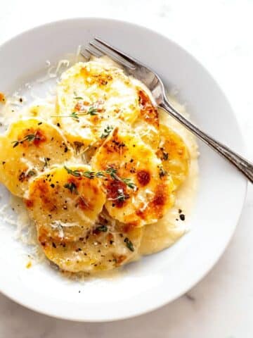 Garlicky Cheesy Scalloped Potatoes Recipe