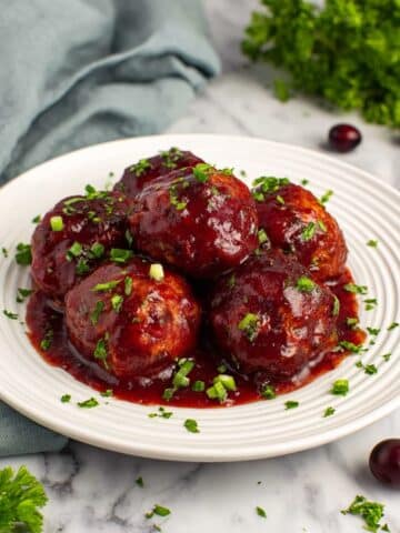 Cranberry Meatballs with Sweet Tart Cranberry Sauce Recipe