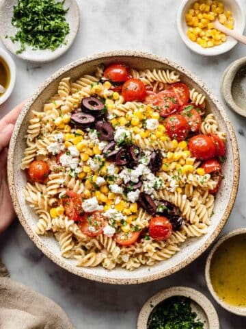 Corn and Tomato Pasta Salad Recipe