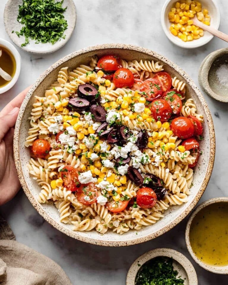 Corn and Tomato Pasta Salad Recipe