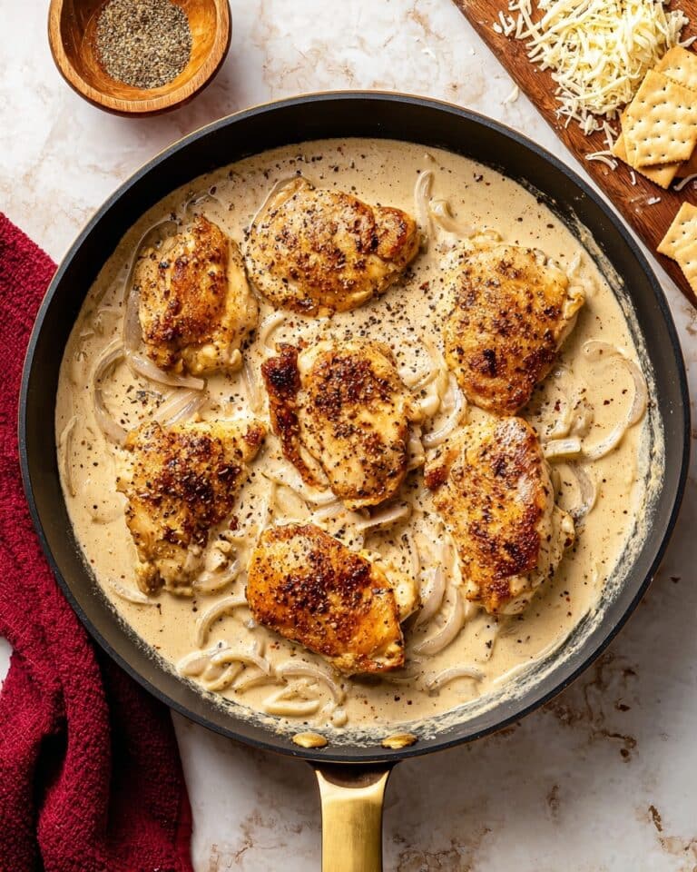 Creamy Caramelized Onion Chicken Recipe