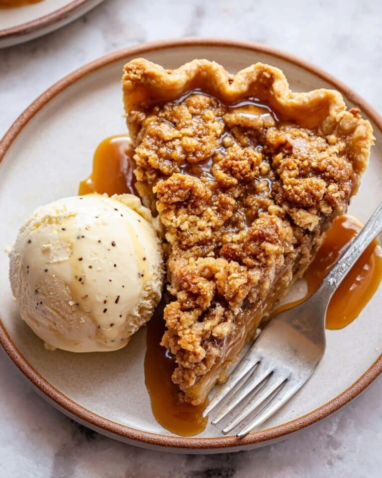 Caramel Apple Crumb Pie Recipe