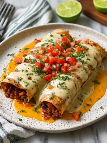 Jalapeño Popper Cheesy Chicken Enchiladas Recipe