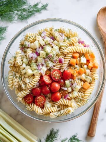 Dill Pickle Pasta Salad Recipe