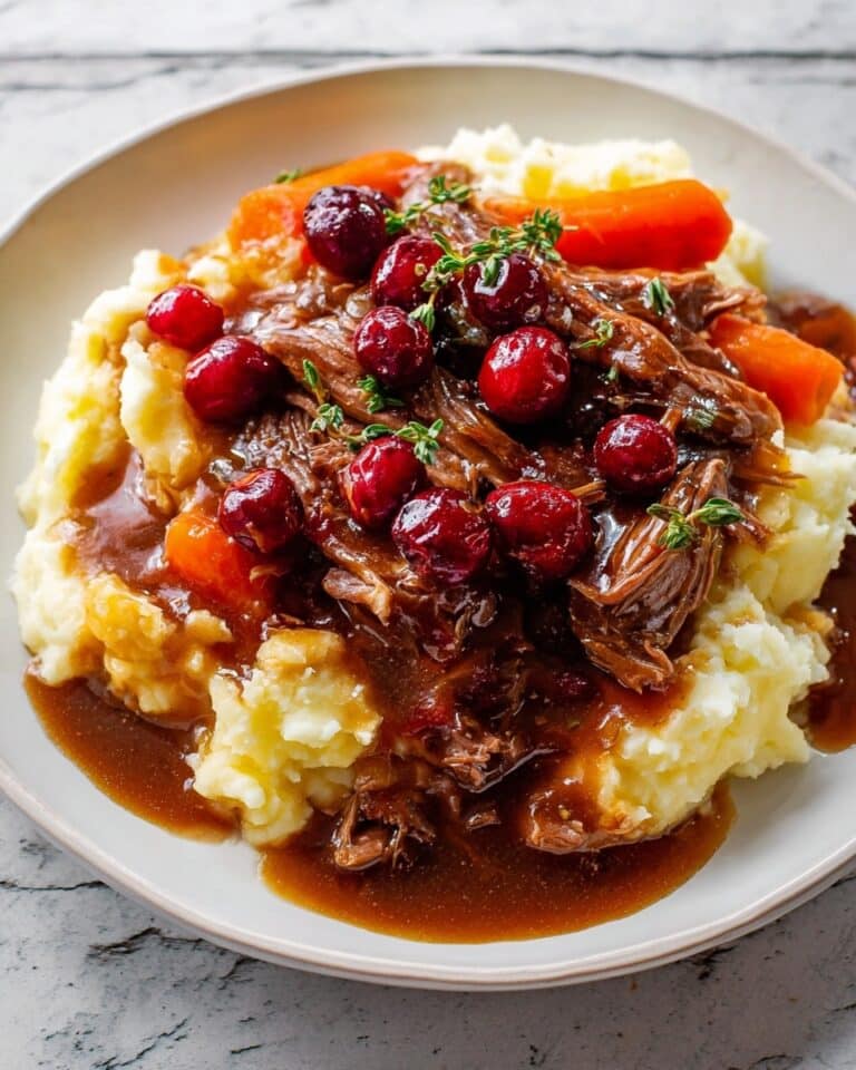 Cranberry Balsamic Roast Beef Recipe