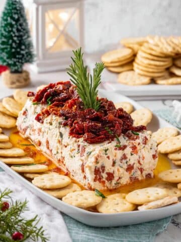 Italian Antipasto Cream Cheese Log Recipe
