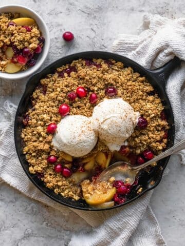 Oatmeal Apple Cranberry Crisp Recipe