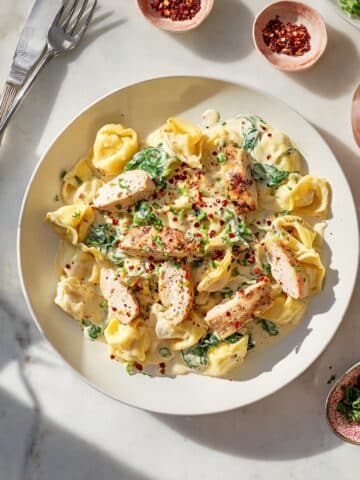 Chicken Tortellini Alfredo (Olive Garden Copycat) Recipe