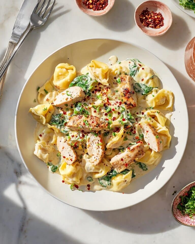 Chicken Tortellini Alfredo (Olive Garden Copycat) Recipe