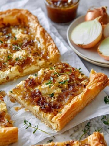 Caramelized Onion and Goat Cheese Tart Recipe