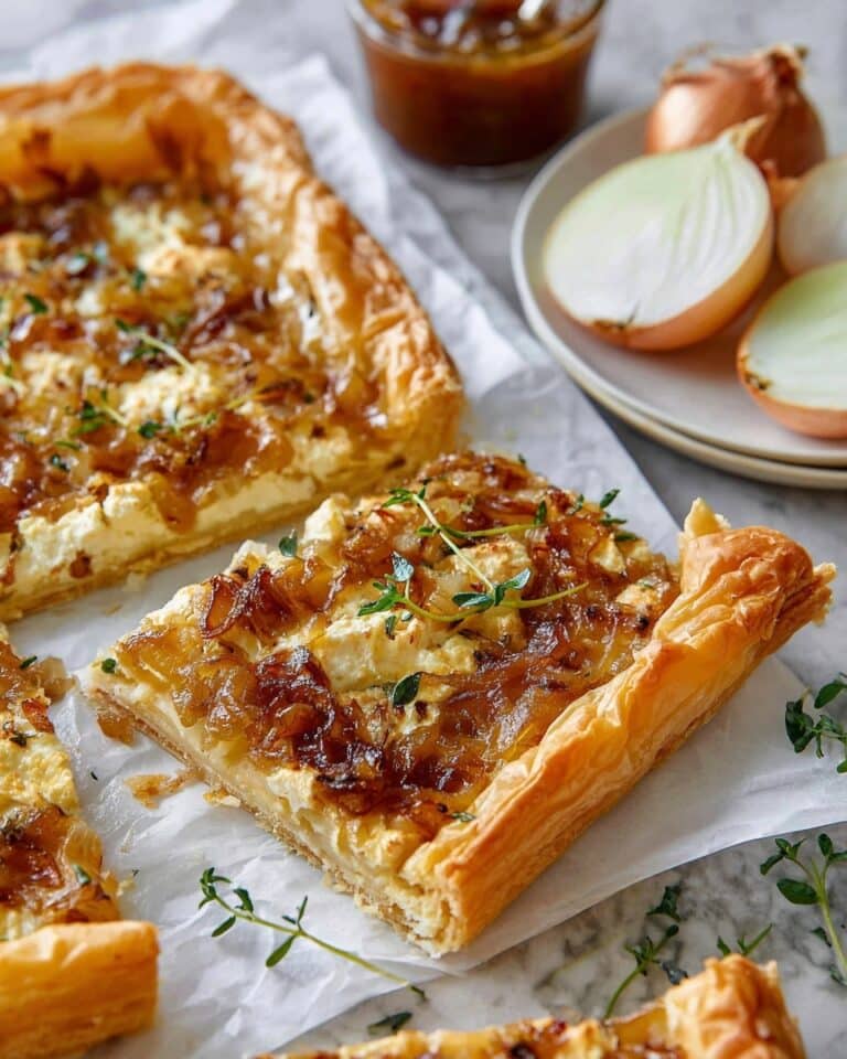 Caramelized Onion and Goat Cheese Tart Recipe
