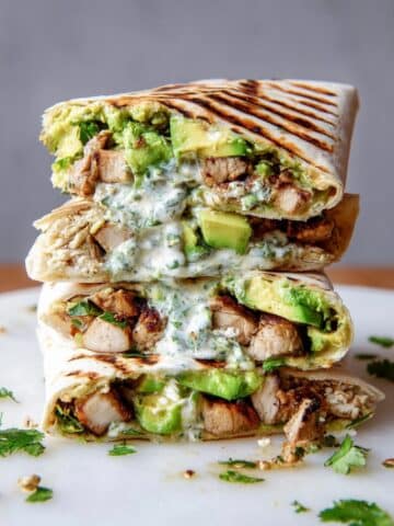 Chicken and Avocado Burritos Recipe