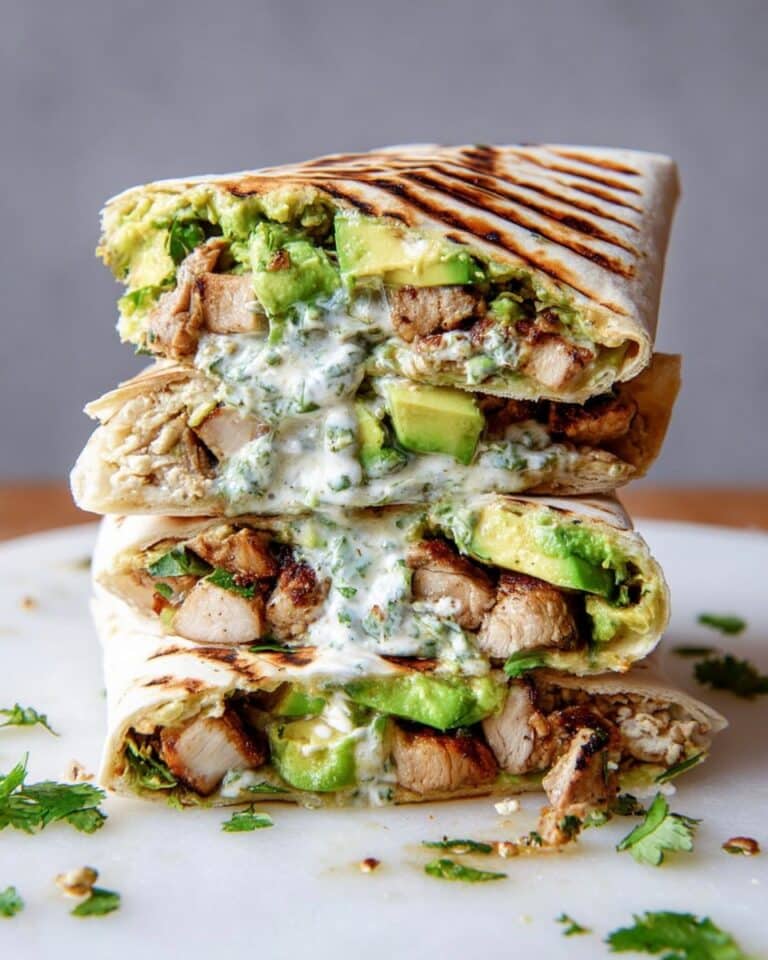 Chicken and Avocado Burritos Recipe
