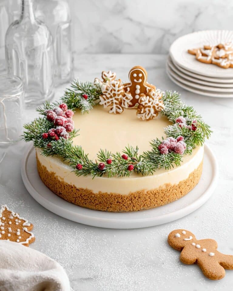 No Bake Gingerbread Cheesecake Recipe