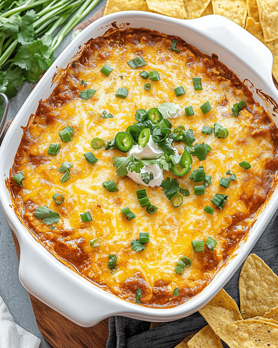 Chicken Enchilada Dip