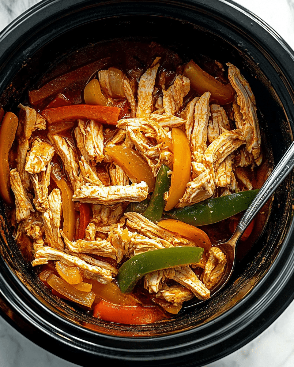 Crockpot Chicken Fajitas
