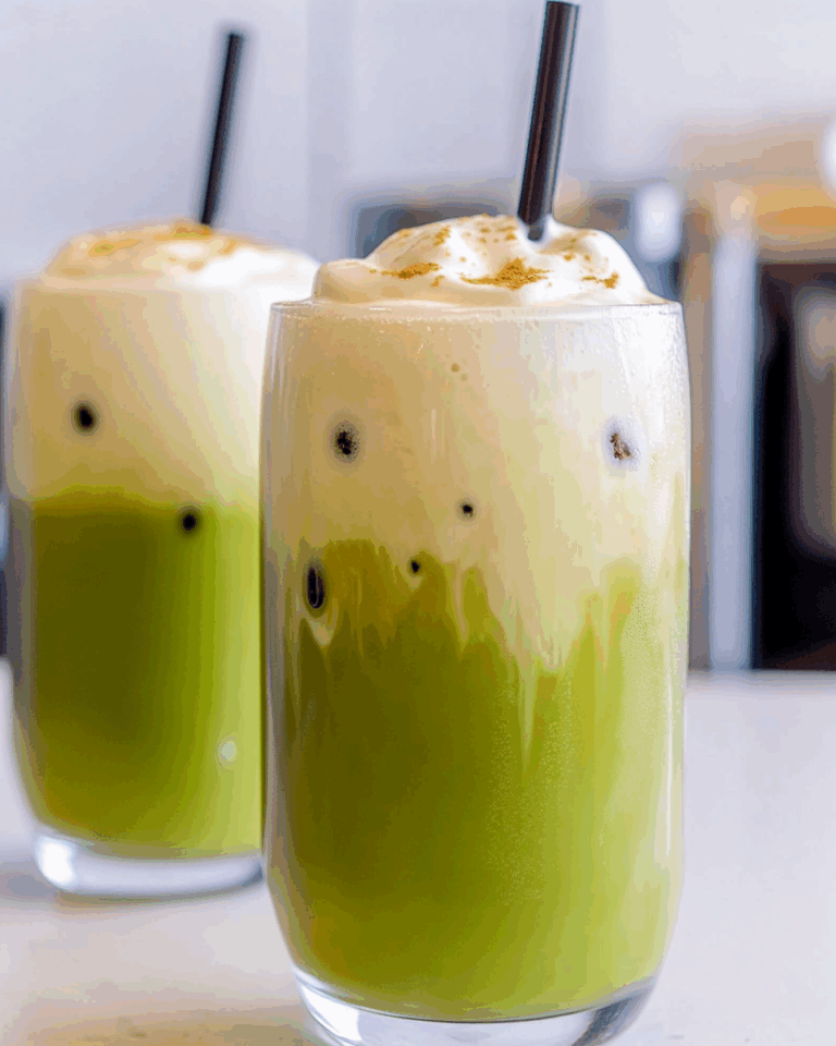 Energizing Icy-Cold Matcha Latte