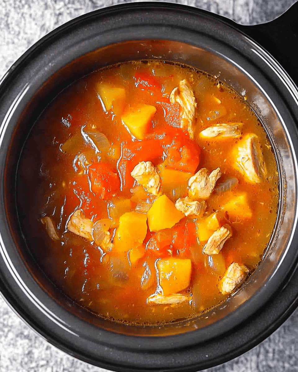 Tuscan Slow Cooker Chicken Stew