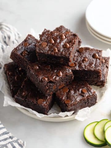Dark Chocolate Zucchini Brownies Recipe